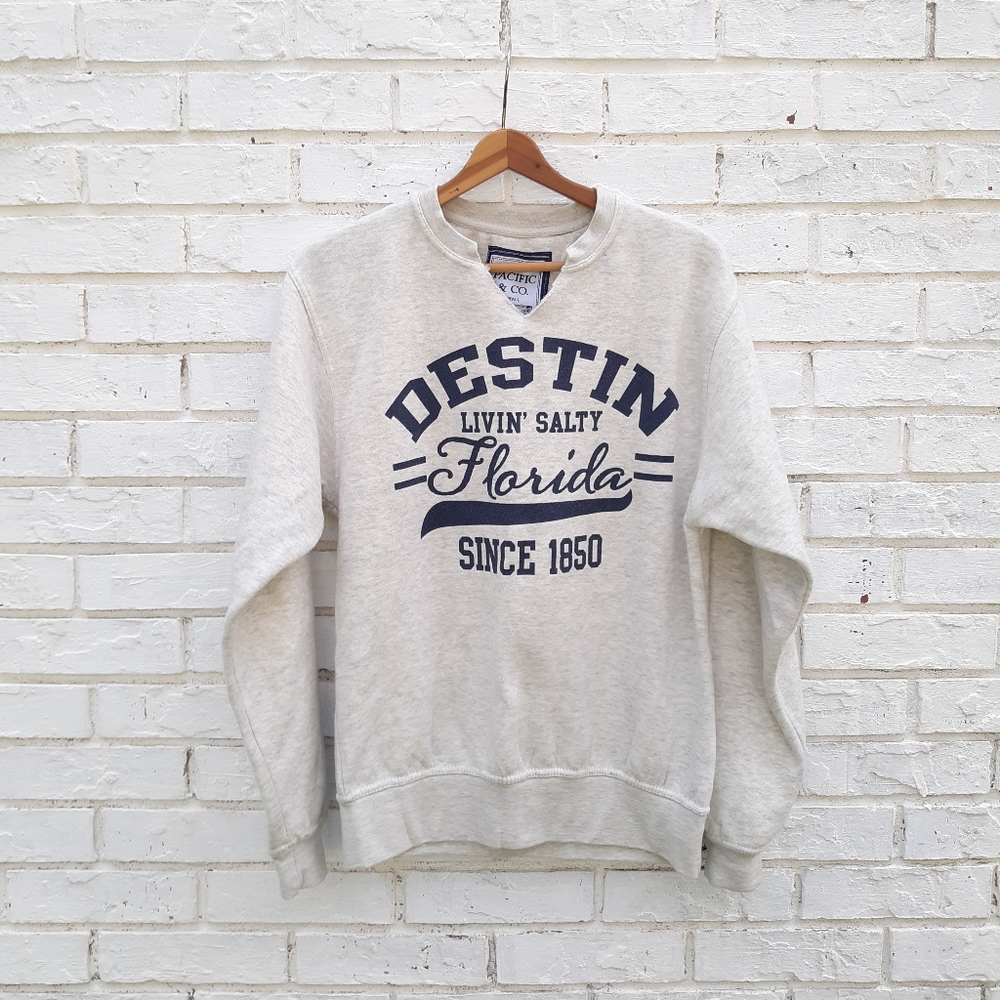 Destin Florida Salty Sweatshirt Pacific & Co